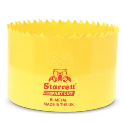 Read more on Starrett FCH0234 | 70mm Fast Cut Bi Metal HSS Holesaw