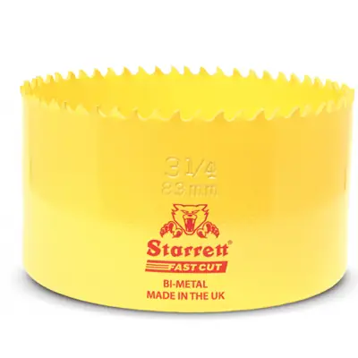Read more on Starrett FCH0314 | 83mm Fast Cut Bi Metal HSS Holesaw