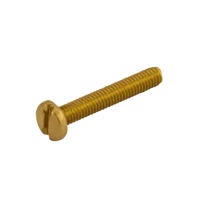 Read more on Unicrimp QMS4-10B | Brass Screws Slotted Panhead M4x10mm (Pack Of 100)