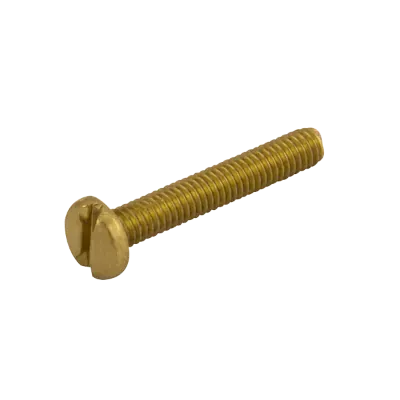Read more on Unicrimp QMS4-12B | Brass Screws Slotted Panhead M4x12mm (Pack Of 100)