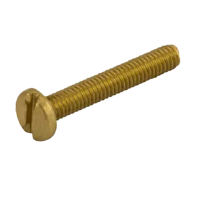 Read more on Unicrimp QMS4-50B | Brass Screws Slotted Panhead M4x50mm (Pack Of 100)