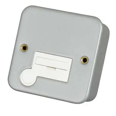 Read more on Click Scolmore CL049 | 3A Unswitched Fused Spur with Flex Outlet Metal Clad