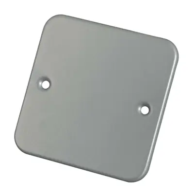 Read more on Click Scolmore CL060 | 1 Gang Blank Plate Metal Clad