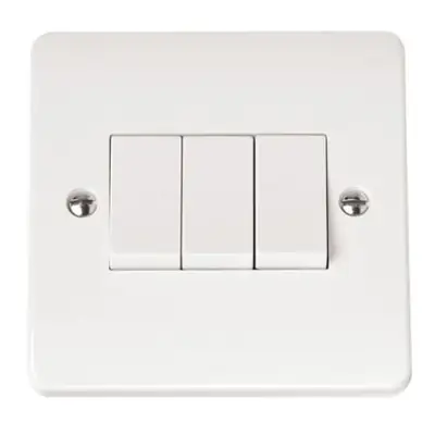 Read more on Click Scolmore CMA013 | Mode 10A 3 Gang 2 Way Light Switch, White