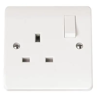 Read more on Click Scolmore CMA035 | Mode 13A 1 Gang Double Pole Switched Plug Socket, White
