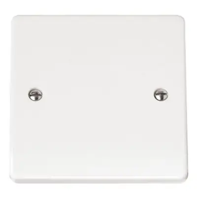 Read more on Click Scolmore CMA060 | Mode 1 Gang Blank Plate, White