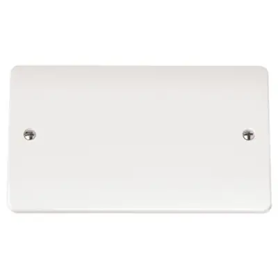 Read more on Click Scolmore CMA061 | Mode 2 Gang Blank Plate, White