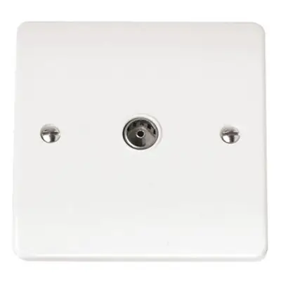 Read more on Click Scolmore CMA065 | Mode 1 Gang Non Isolated TV/FM Co-Axial Socket, White