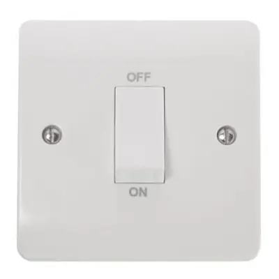 Read more on Click Scolmore CMA500 | Mode 45A 1 Gang Double Pole Cooker Switch, White