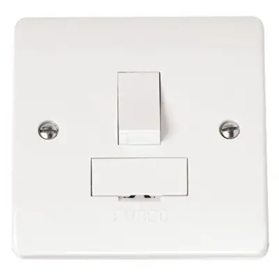 Read more on Click Scolmore CMA651 | Mode 13A Double Pole Switched Fused Spur, White