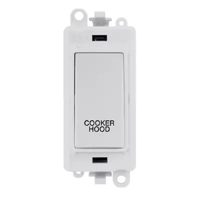 Read more on Click Scolmore GM2018PW-CH | Gridpro 20A Double Pole Cooker Hood Switch Module, Polar White