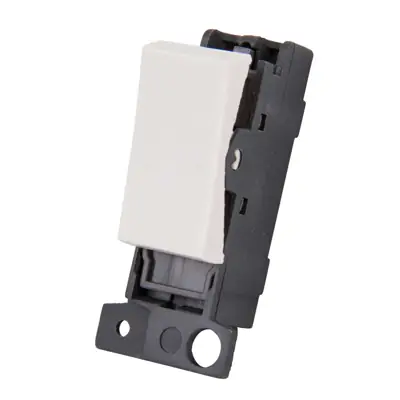 Read more on Click Scolmore MD028PW | Minigrid 10A Intermediate Switch Module, Polar White