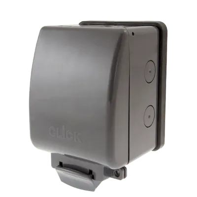 Read more on Click Scolmore OA652AG | Fused Connection Unit 13A IP66 With Double Pole Switch Weatherproof With Neon Indicator