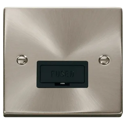 Read more on Click Scolmore VPSC650BK | Fused Connection Unit 13A IP20 Satin Chrome w/ Black Insert