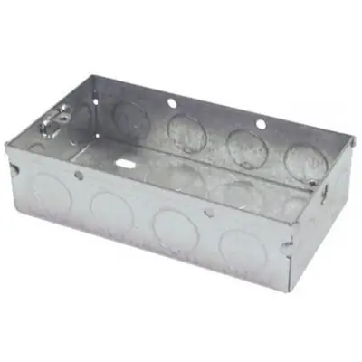 Read more on Green Brook 235 | 35mm 2 Gang Metal Switch & Socket Back Box