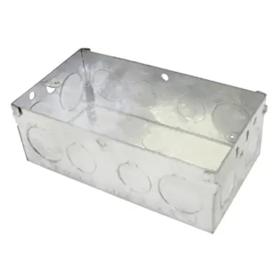 Read more on Green Brook 247 | 47mm 2 Gang Metal Switch & Socket Back Box