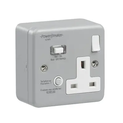 Read more on Green Brook K21MPAPN-C | Powerbreaker 13A 1 Gang Passive Latching RCD Switched Socket with Surface Mounting Back Box