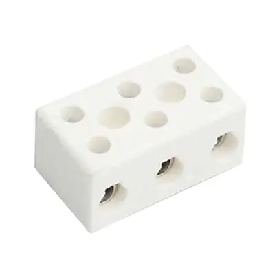 Read more on Green Brook PCC303 | 30A Triple Pole Central Hole Porcelain Connector