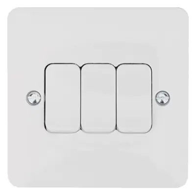 Read more on Hager WMPS32 | Sollysta 10A 3 Gang 2 Way Light Switch, White