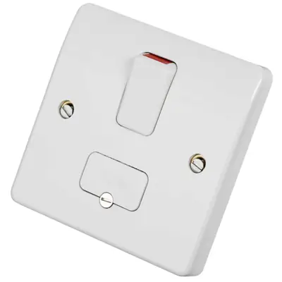 Read more on MK K330WHI | Logic Plus 13A Double Pole (DP) Switched Fused Spur Connection Unit with Base Flex Outlet, White