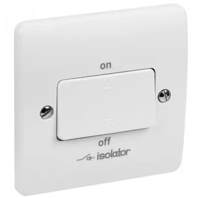 Read more on MK K4859WHI | Logic Plus 10A Triple Pole Fan Isolator Switch without Switchlock, White