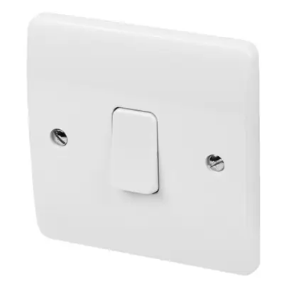Read more on MK K4876WHI | Logic Plus 10A Double Pole 1 Gang 1 Way Light Switch, White