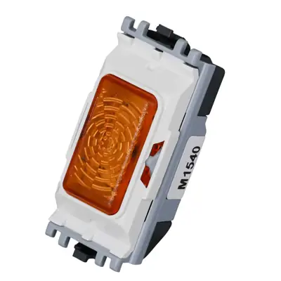 Read more on MK K4889AMB | Grid Plus 230V Amber Neon Indicator