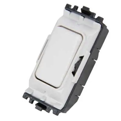 Read more on MK K4892WHI | Grid Plus 20A 2 Way Single Pole Grid Switch Module