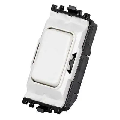 Read more on MK K4900WHI | Grid Plus 10A Single Pole 2 Way Retractive Grid Switch, White