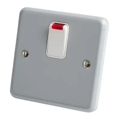 Read more on MK K5232ALM | 20A Double Pole 1 Gang Rocker Switch with Neon, Metal Clad
