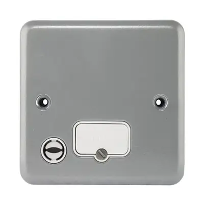 Read more on MK K989ALM | 13A 1 Gang Double Pole Unswitched Fused Spur Connection Unit with Flex Outlet, Metal Clad