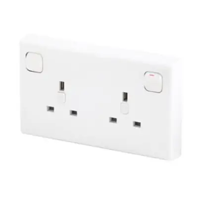 Read more on Niglon CS13D | 1 Gang to 2 Gang Switched Converter Wall Socket, White