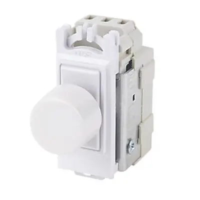 Read more on Varilight GJP100W | V-Pro 120W 2 Way Push On/Off Rotary LED Power Grid Dimmer, White