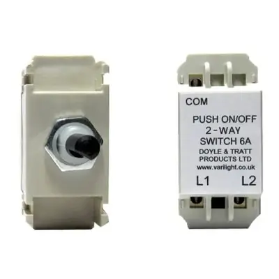 Read more on Varilight MH0 | Matrix 6A 2 Way Push On/Off Dummy Dimmer Switch Module