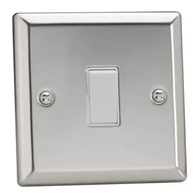 Read more on Varilight XC7W | 10A 1 Gang Rocker Light Switch, Classic Mirror Chrome