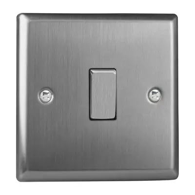 Read more on Varilight XT1D | 10A 1 Gang 1 or 2 Way Light Switch, Brushed Steel