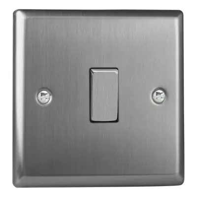 Read more on Varilight XT7D | 10A 1 Gang Intermediate Light Switch, Brushed Steel