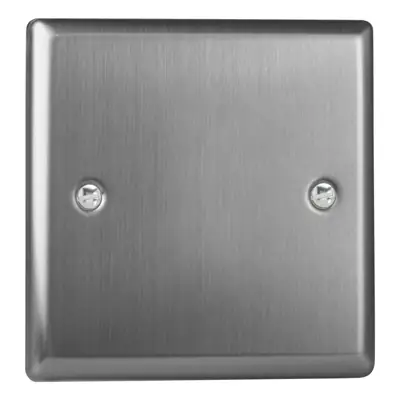 Read more on Varilight XTSB | 1 Gang Blank Plate, Brushed Steel