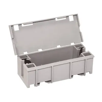 33104-2 Wago 51257303 | 95x29x39mm Light Compact Multipurpose Electrical Junction Enclosure, Grey