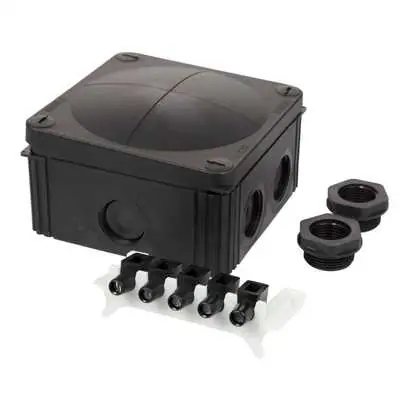 Read more on Wiska 10061779 | COMBI 607/5/S 41A IP66/67 5 Pole Junction Box, Black